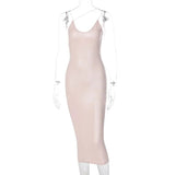 Women's PU Dress Sexy Buttocks Fashion Drape Francais High Quality Retro Dress Office Wear Ladies Leather Vestidos 2023-Outfit