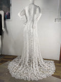 Women Lace Long Dress Sexy Elegant V-Neck Long Sleeve Bodycon Summer Party Maxi Dresses Clothing Female Vestidos