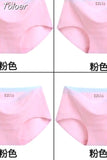 Solid Color Cotton Women Panties Underwear Breathable Women Girl Briefs Comfortable Mid RiseUnderpant Lingerie