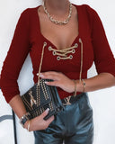 Pullovers Autumn Spring Winter Sexy Hole Women Shirt Button Slim Long Sleeve Elegant Tops Tee T