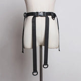 Canvas Plastic Buckle Bandage Simple Black Belt Personality Women New Fashion Tide All-match Spring Autumn 2023