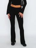 high waist flared