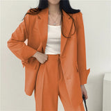 Toloer Suit Jacket Female 2024 New Spring And Autumn Korean Version Chic Small Suit Suit Jacket Design Sense Minority-Outfit