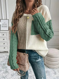 Knitted Long-Sleeved Long-Sleeved Knitted Jersey Sweater In Autumn/Winter