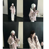 2025 Winter Imitation Fox Hair Long Thick Hair Tip Gradient Color Coat Autumn And Winter New