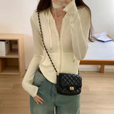 Cardigan Jacket Women's Sense Of Design In Spring And Autumn-Outfit