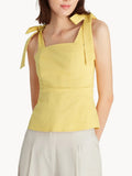 Gentle Wind Solid Color With Vest Simple Backs With Short Coat Women's Fashion Leisure New