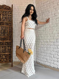 East New Women's Fashion Sling Two Sets Of Scales Designed Sweet Spicy Half-Dress Set