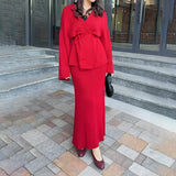 2025 New Southeast Asian Women's Knitted Sweater With A Dress Dress