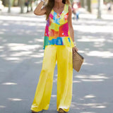New Casual Fashion Round-Neck Vest Suit Women's