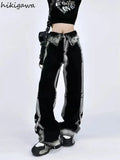 Color Jeans Women Clothing High Waist Fashion Y2k Wide Leg Pants 2023 New Bottoms Casual Straight Denim Pantalon Femme-Outfit