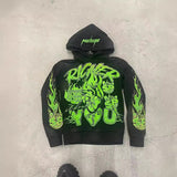 Graphic Printing Pullover Harajuku Vintage Y2kstreetwear High Street Hoodie-Outfit