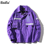 Fashion Brand Jacket Men Spring Autumn Men's Solid Color Outerwear Coats Male Hip Hop Jackets