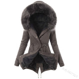 and winter new products cotton hooded slim warm zipper jacket