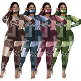 Plus Size Clothing 2 Piece Set Tracksuit Stretch Top and Pants Outfits Jogger Sweatsuit Matching Set Wholesale