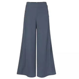 Toloer Spring / Summer 2023 Pants Women's Button Elastic High Waist Summer Wide Leg