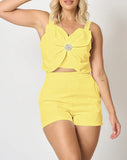 New Fashion Casual Vest Shorts Set Women's