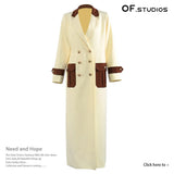 New Denim Washing Splicing Personality Cotton Coat