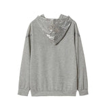 Casual Sequins Hoody