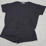 Women High Quality Hoodies Tracksuits 2 Piece Set Summer Autumn Sweatshirt + Sporting Shorts Outfit Solid Pants