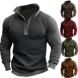 Version Of The 2025 Autumn Men's Coat Casual Jersey Wish Bump Color Zipper Shirt Multi-Color Multi-Code