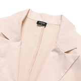 Women Suit Blazers VONDA Ladies Casual Lapel Coats Color Patchwork Autumn Office Formal Long Sleeve Thin Pant Sets no