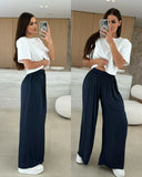 Summer Leisure Wide Legs Burst Loose Casual Fashion Trousers