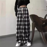 Summer Explosion Thin High-Waisted Vertical Easy Summer Black And White
