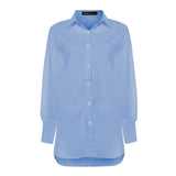 Autumn Women Stylish Tops Blouses Lapel Long Sleeve Buttons Casual Solid Asymmetrical Ladies Shirts Elegant Party