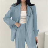 Toloer Suit Jacket Female 2024 New Spring And Fall Korean Version Chic Small Suit Jacket Design Sense Minority-Outfit