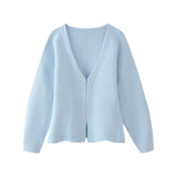 Women's ZA Autumn/Winter New Sleeve Knitted Coat Knitted Miniskirt