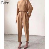 Office Lady High Waist Khaki Pants Women 2022 Autumn Fashion Casual Trousers Zipper Pocket Solid Female Brown Pencil