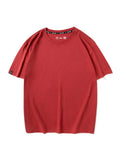 Oversized T shirt Women Cotton 220g Solid Loose O Neck Black Tops Women 2022 Tees Ladies Oversize Boyfriend Tshirt
