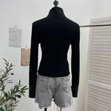 Modern Zipper Collar Spliced Pu Leather Shirt Babes Short Jacket Coat Fur Coat