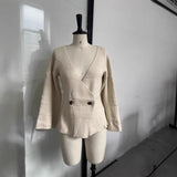 2025 Autumn New Fashion High-End Collar Collar With Leather