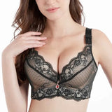 Plus Size Bras for Women Sexy Lace Brassiere A B C