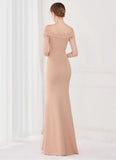 Fringe Tassels Off Shoulder Formal Mermaid Evening