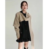 Women Camel Ways Wear Knitting Long Keep Warm Scarf New Long Personality Fashion Tide Autumn Winter 2022