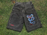 Baggy Denim Shorts Harajuku Y2K Jeans Hip-Hop Vintage Summer Brother-Outfit