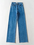 Women Jeans Boyfriend Loose Fit Denim Pants Spring Vintage Classic Straight Leg Jeans For Women High Waist