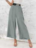 Linen Pants Women Summer 2022 High Waisted Cotton Office Woman Loose Trousers Elastic Waist Casual Summer Pants For