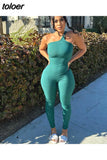 Fall Sexy Solid Bodycon Jumpsuit Fall Outfit For Women 2023 Single Camis Sports One Pieces Female Elastic
