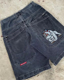 Baggy Denim Shorts Harajuku Y2K Jeans Hip-Hop Vintage Summer Brother-Outfit