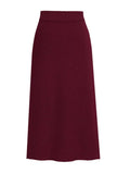 Long Skirts For Women Winter Vintage Elastic Split Skirts Womens 2022 Warm High Waist Pencil Skirts For Office