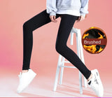 Autumn Winter Printed Women's Legging Wear High Waist Elastic Black Gym Fitness Push Up Pants Velvet Cotton Clothes