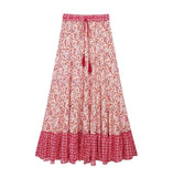 Printed Shirt 9878104 Flower Printed Skirt 9878103 Set-Outfit