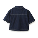 Denim Shirt 6164070 Double Cardigan Skirt 6164068 Suit-Outfit