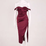 New Year Off Shoulder Wrap Dress Set Women Club Outfits Tank Tops and Mini Skirts Sets Sexy Two Piece Sets