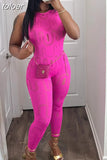Summer Black Backless Jumpsuit Casual Club Outfits For Women RoseRed Off Shoulder Sleeveless Jumpsuit Stretchy