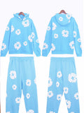 The Fall Of 2023, The New Y2K Hip Hop Street Fashion Trend Printed Sweater Suit For Men And Women Is Fashionable And Casual.-Outfit